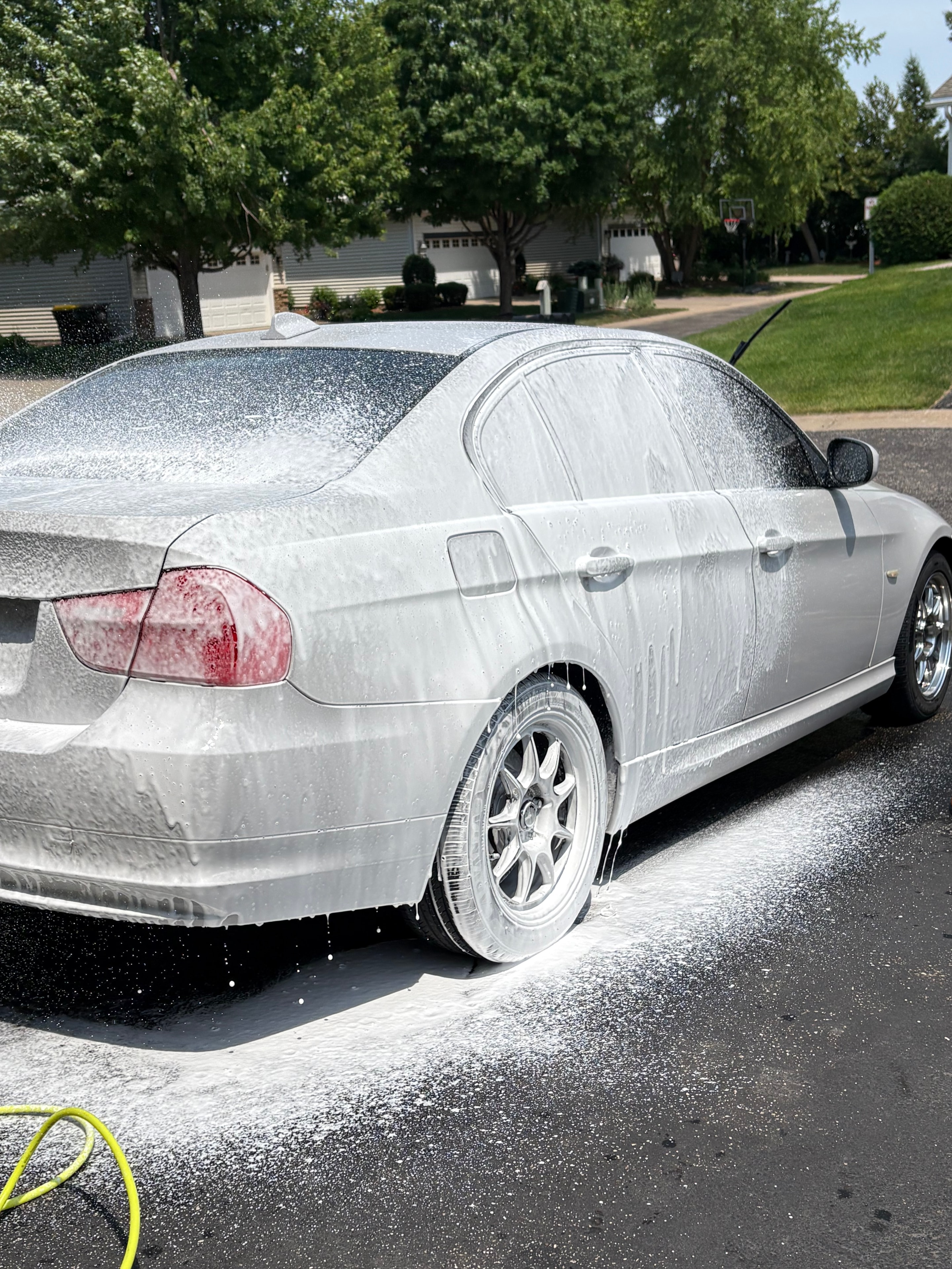 Full detail — foam wash exterior treatment